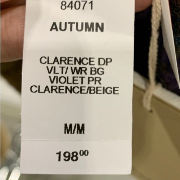 685. NWT Wilfred Ganna purple/brown Wool cropped shacket. Ganna M - Picture 6 of 10